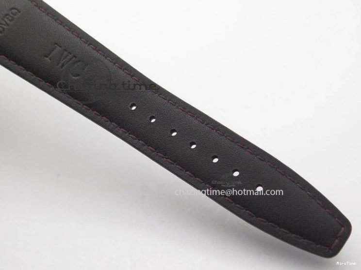 MIROTIME 0207 Compact Portuguese IW545409 RG ZF 1:1 Best Edition White Dial On Brown Leather Strap A 7336